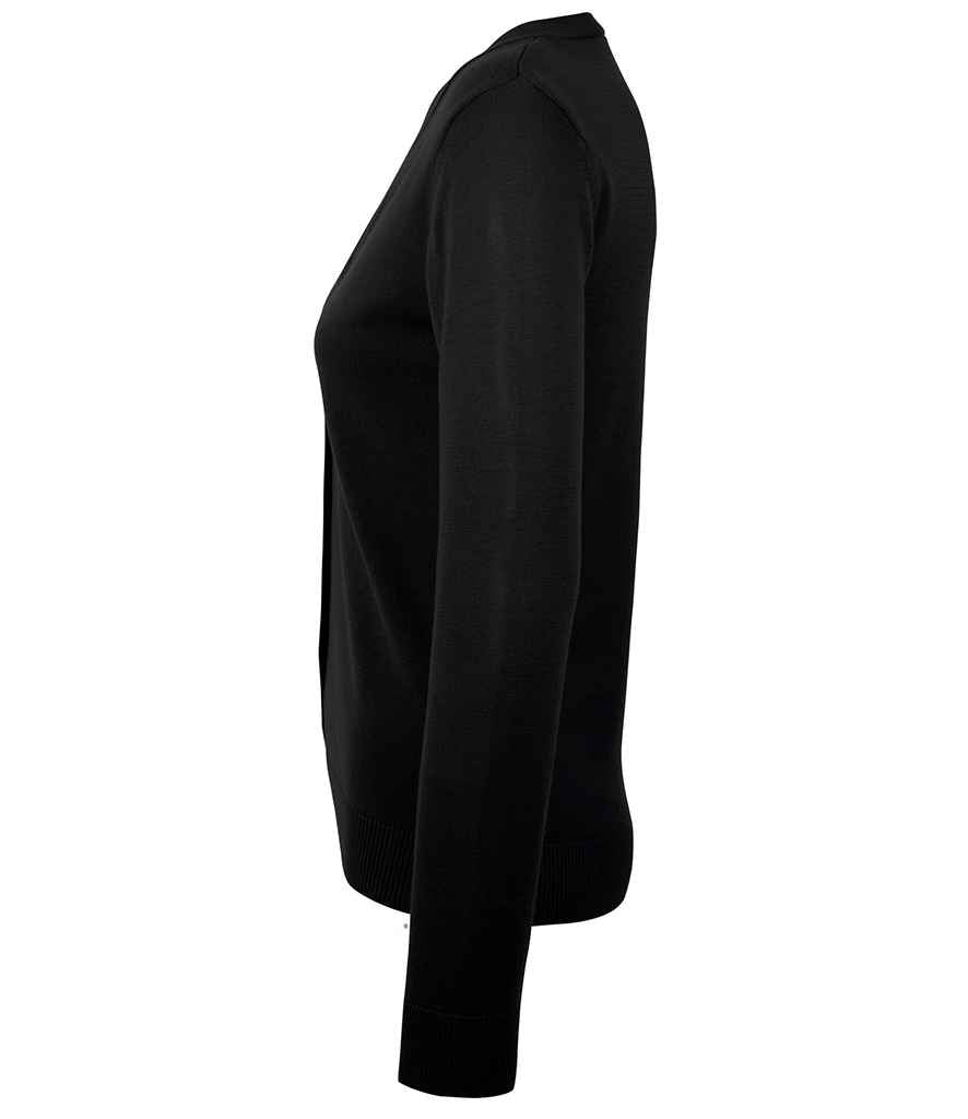 SOL'S Ladies Golden Cotton Acrylic V Neck Cardigan in by SOL'S — Custom branded clothing by Print Press, featuring premium embroidery produced in our specialist print lab in the UK.