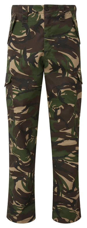 Fort Camouflage Combat Trouser in WOODLAND by FORT — Custom branded clothing by Print Press, featuring premium embroidery produced in our specialist print lab in the UK.