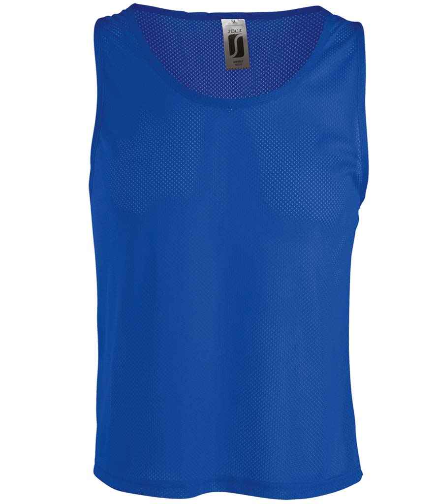 SOL'S Anfield Bib in Royal Blue by SOL'S — Custom branded clothing by Print Press, featuring premium embroidery produced in our specialist print lab in the UK.