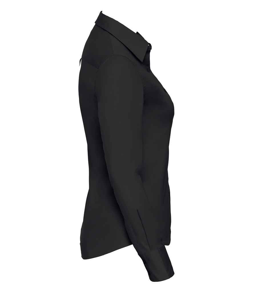 Russell Collection Ladies Long Sleeve Classic Twill Shirt in by Russell — Custom branded clothing by Print Press, featuring premium embroidery produced in our specialist print lab in the UK.