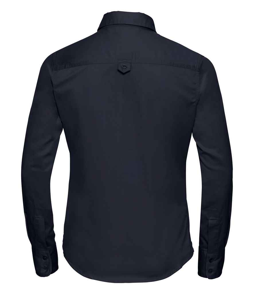 Russell Collection Ladies Long Sleeve Classic Twill Shirt in by Russell — Custom branded clothing by Print Press, featuring premium embroidery produced in our specialist print lab in the UK.