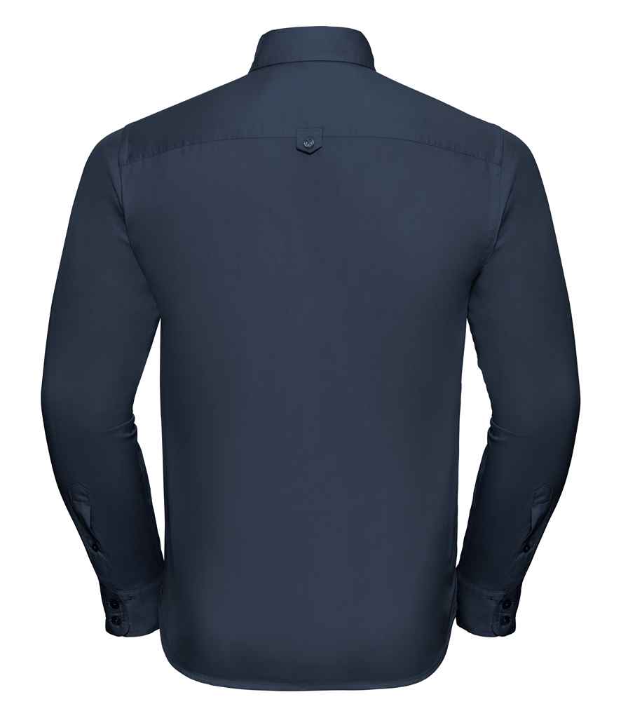 Russell Collection Long Sleeve Classic Twill Shirt in by Russell — Custom branded clothing by Print Press, featuring premium embroidery produced in our specialist print lab in the UK.