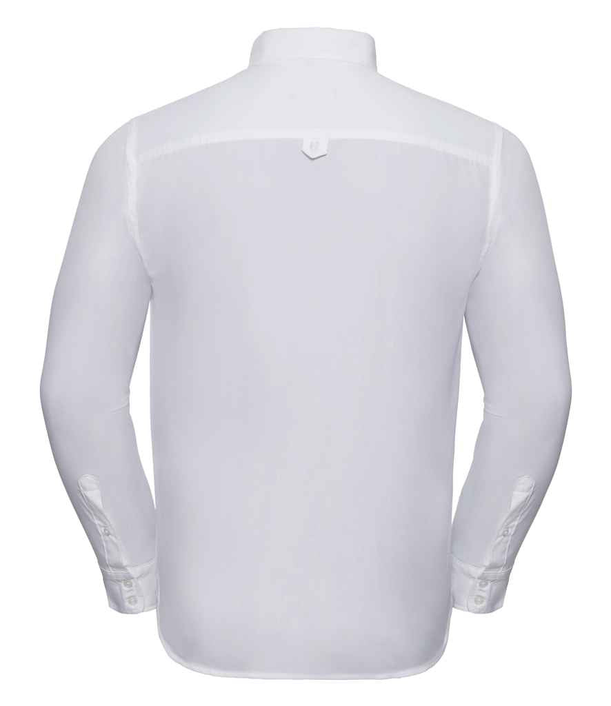 Russell Collection Long Sleeve Classic Twill Shirt in by Russell — Custom branded clothing by Print Press, featuring premium embroidery produced in our specialist print lab in the UK.