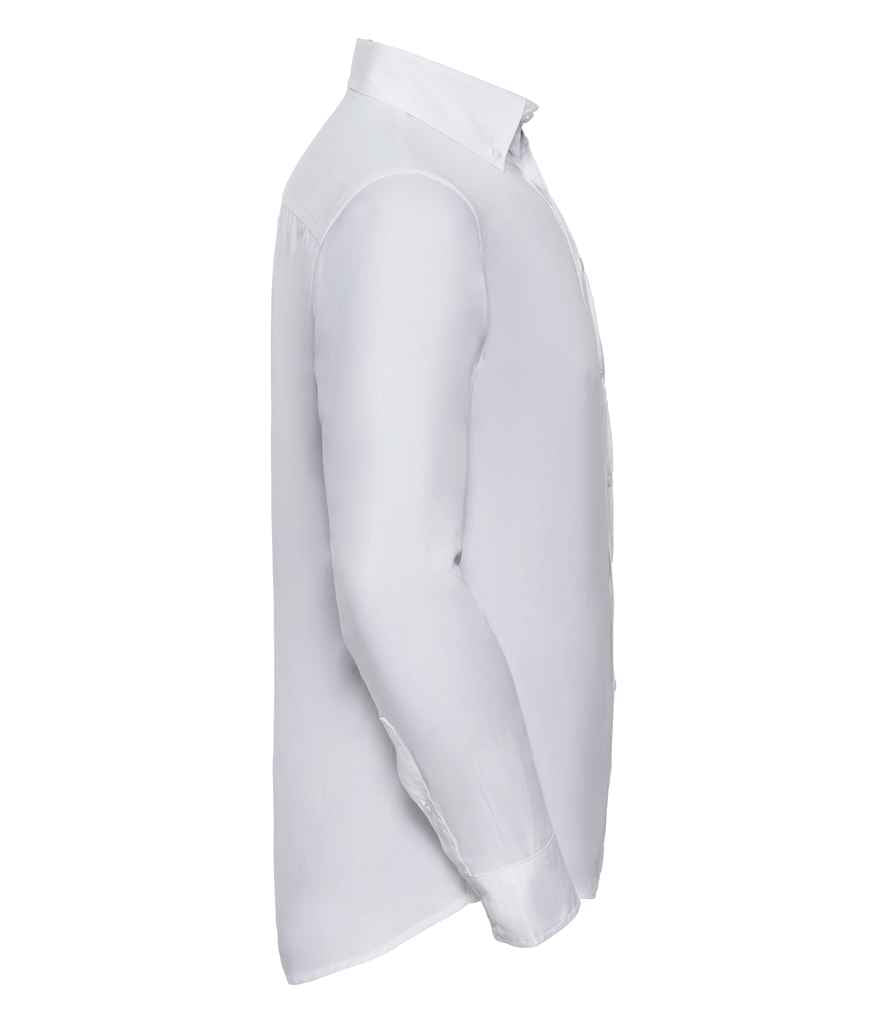 Russell Collection Long Sleeve Classic Twill Shirt in by Russell — Custom branded clothing by Print Press, featuring premium embroidery produced in our specialist print lab in the UK.
