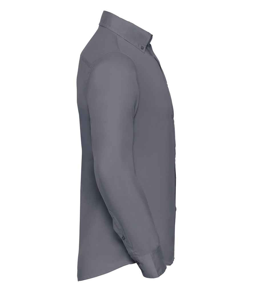 Russell Collection Long Sleeve Classic Twill Shirt in by Russell — Custom branded clothing by Print Press, featuring premium embroidery produced in our specialist print lab in the UK.