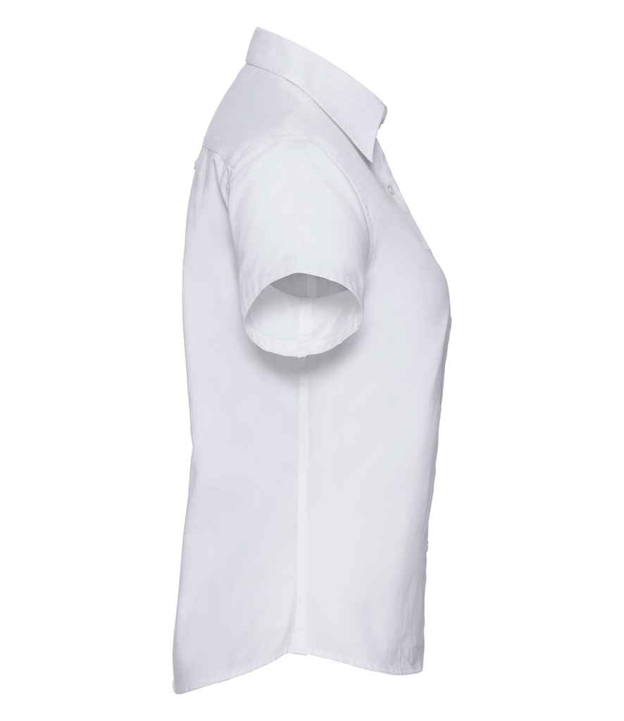 Russell Collection Ladies Short Sleeve Classic Twill Shirt in by Russell — Custom branded clothing by Print Press, featuring premium embroidery produced in our specialist print lab in the UK.