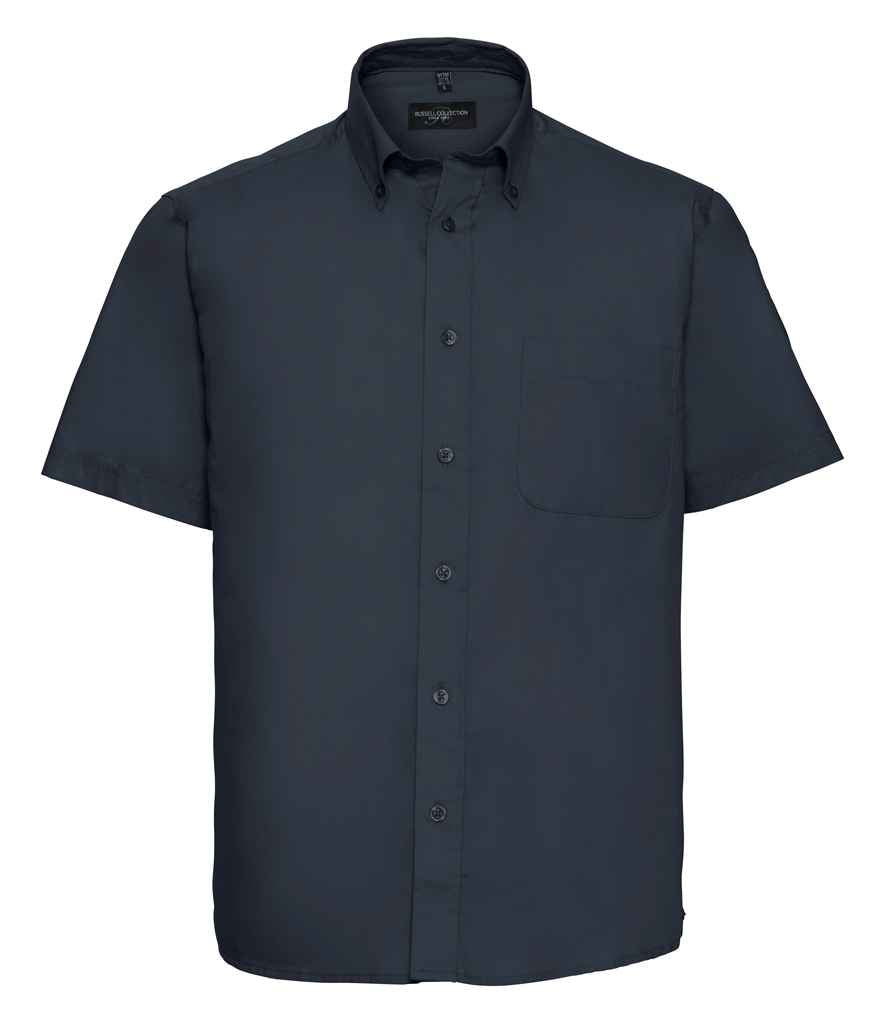 Russell Collection Short Sleeve Classic Twill Shirt in by Russell — Custom branded clothing by Print Press, featuring premium embroidery produced in our specialist print lab in the UK.