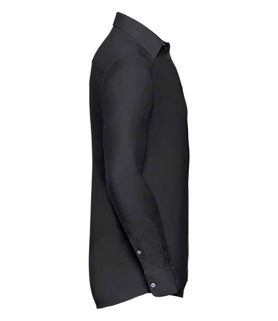 Russell Collection Long Sleeve Tailored Oxford Shirt in by Russell — Custom branded clothing by Print Press, featuring premium embroidery produced in our specialist print lab in the UK.