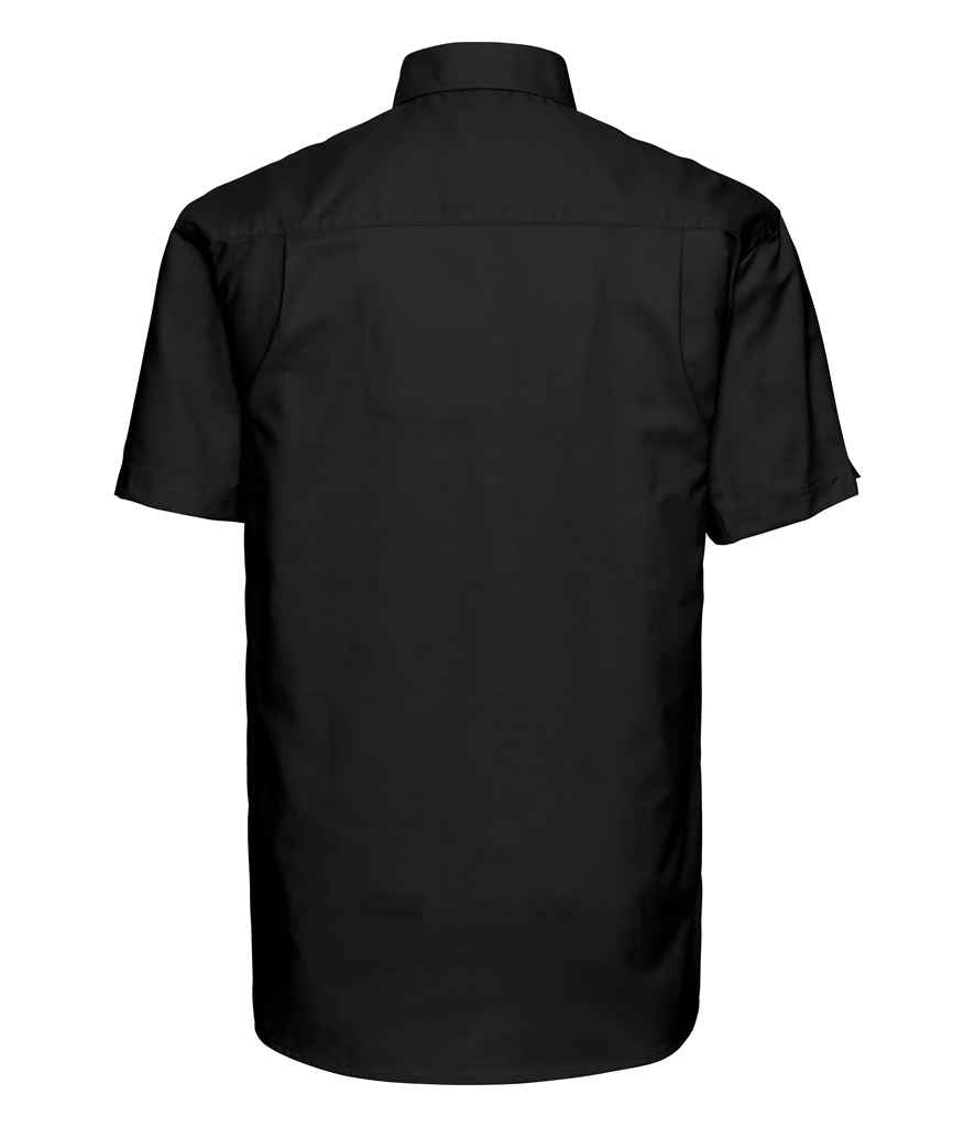 Russell Collection Short Sleeve Easy Care Oxford Shirt in by Russell — Custom branded clothing by Print Press, featuring premium embroidery produced in our specialist print lab in the UK.