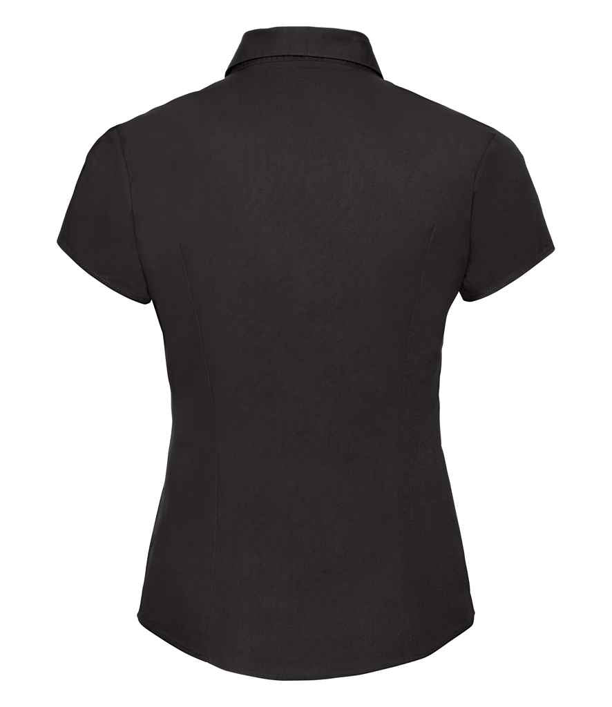 Russell Collection Ladies Short Sleeve Easy Care Fitted Shirt in by Russell — Custom branded clothing by Print Press, featuring premium embroidery produced in our specialist print lab in the UK.