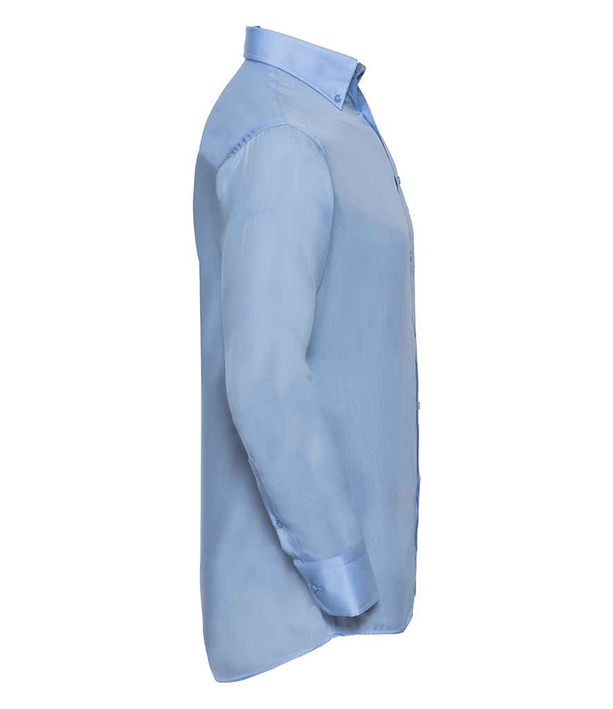 Russell Collection Long Sleeve Ultimate Non-Iron Shirt in by Russell — Custom branded clothing by Print Press, featuring premium embroidery produced in our specialist print lab in the UK.