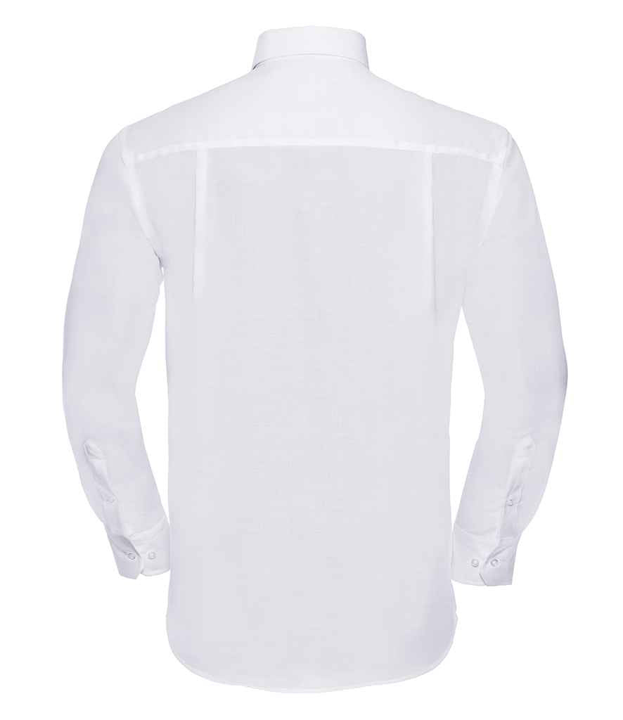 Russell Collection Long Sleeve Ultimate Non-Iron Shirt in by Russell — Custom branded clothing by Print Press, featuring premium embroidery produced in our specialist print lab in the UK.