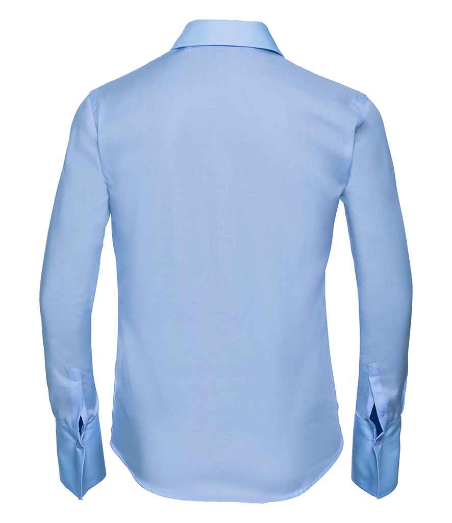 Russell Collection Ladies Long Sleeve Ultimate Non-Iron Shirt in by Russell — Custom branded clothing by Print Press, featuring premium embroidery produced in our specialist print lab in the UK.