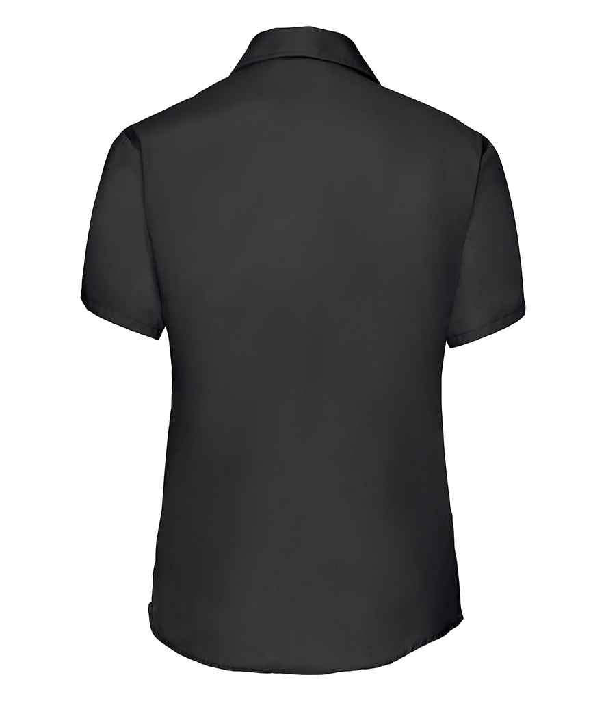 Russell Collection Ladies Short Sleeve Ultimate Non-Iron Shirt in by Russell — Custom branded clothing by Print Press, featuring premium embroidery produced in our specialist print lab in the UK.