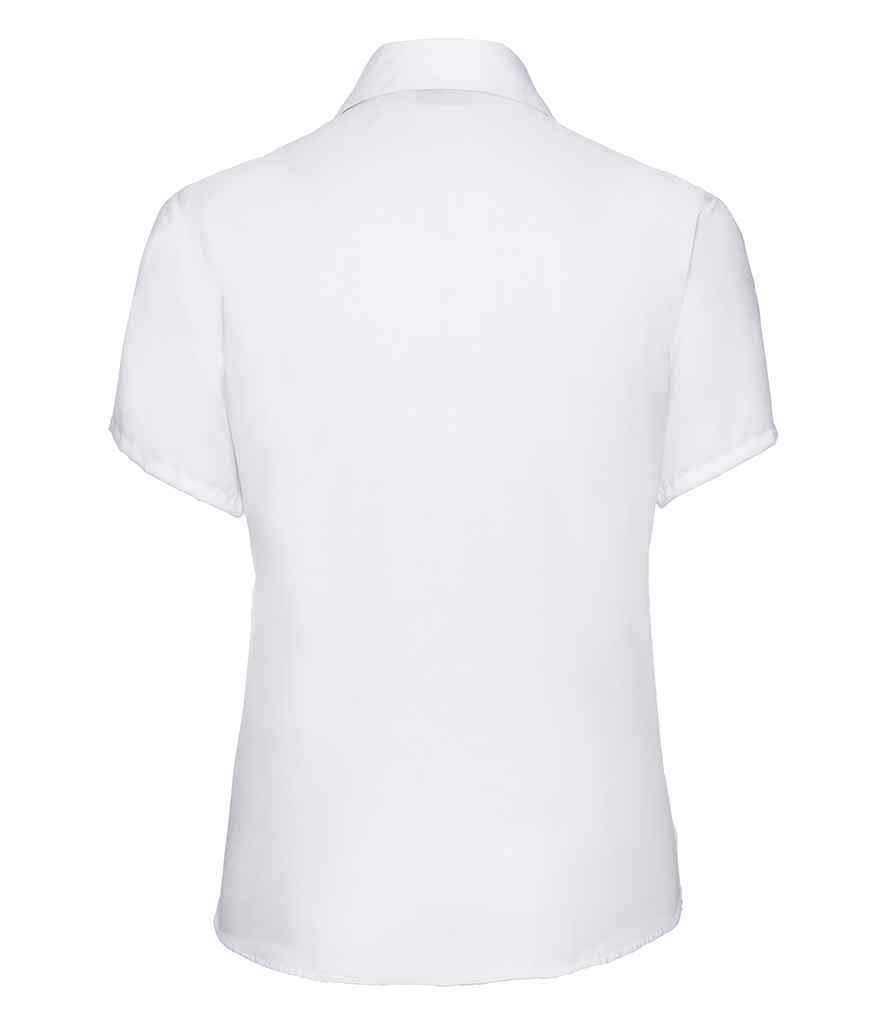 Russell Collection Ladies Short Sleeve Ultimate Non-Iron Shirt in by Russell — Custom branded clothing by Print Press, featuring premium embroidery produced in our specialist print lab in the UK.