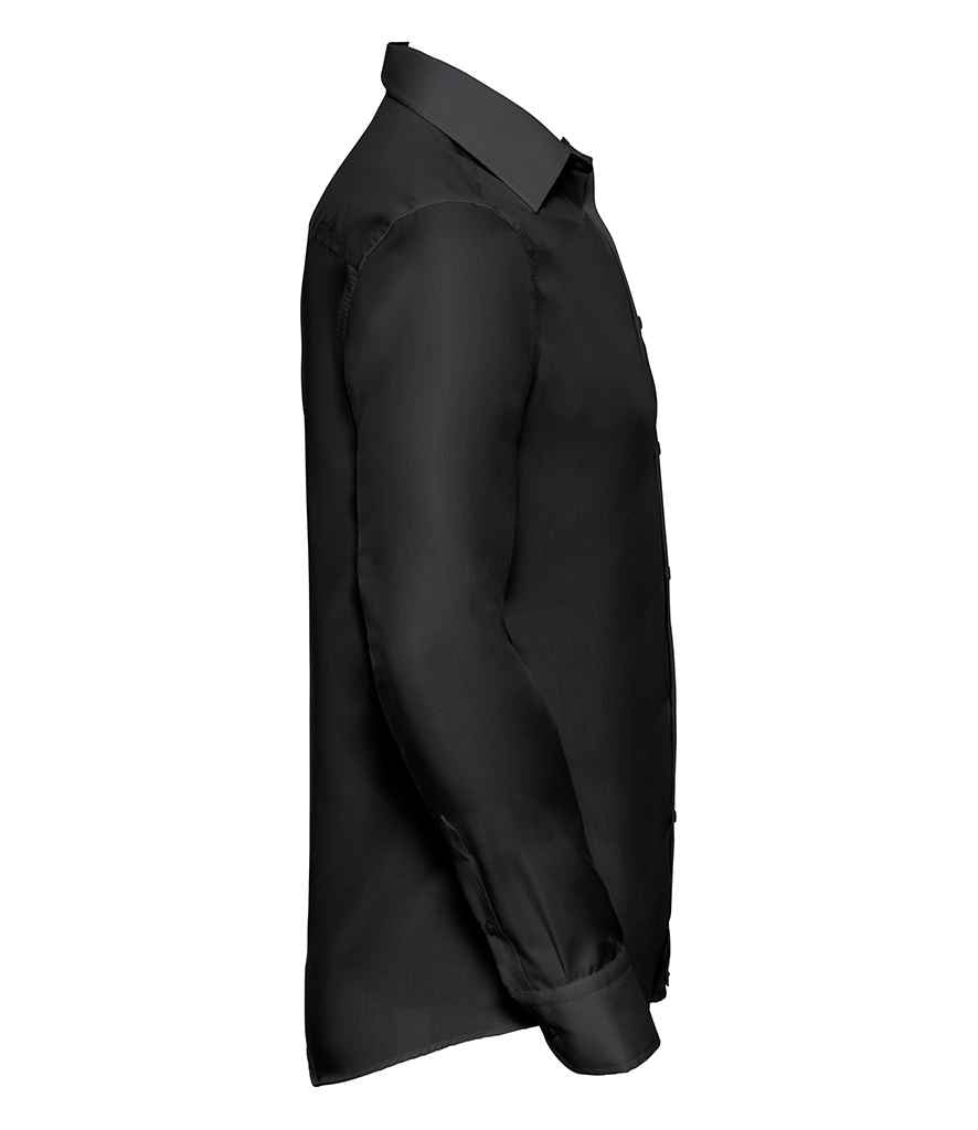 Russell Collection Long Sleeve Tailored Ultimate Non-Iron Shirt in by Russell — Custom branded clothing by Print Press, featuring premium embroidery produced in our specialist print lab in the UK.