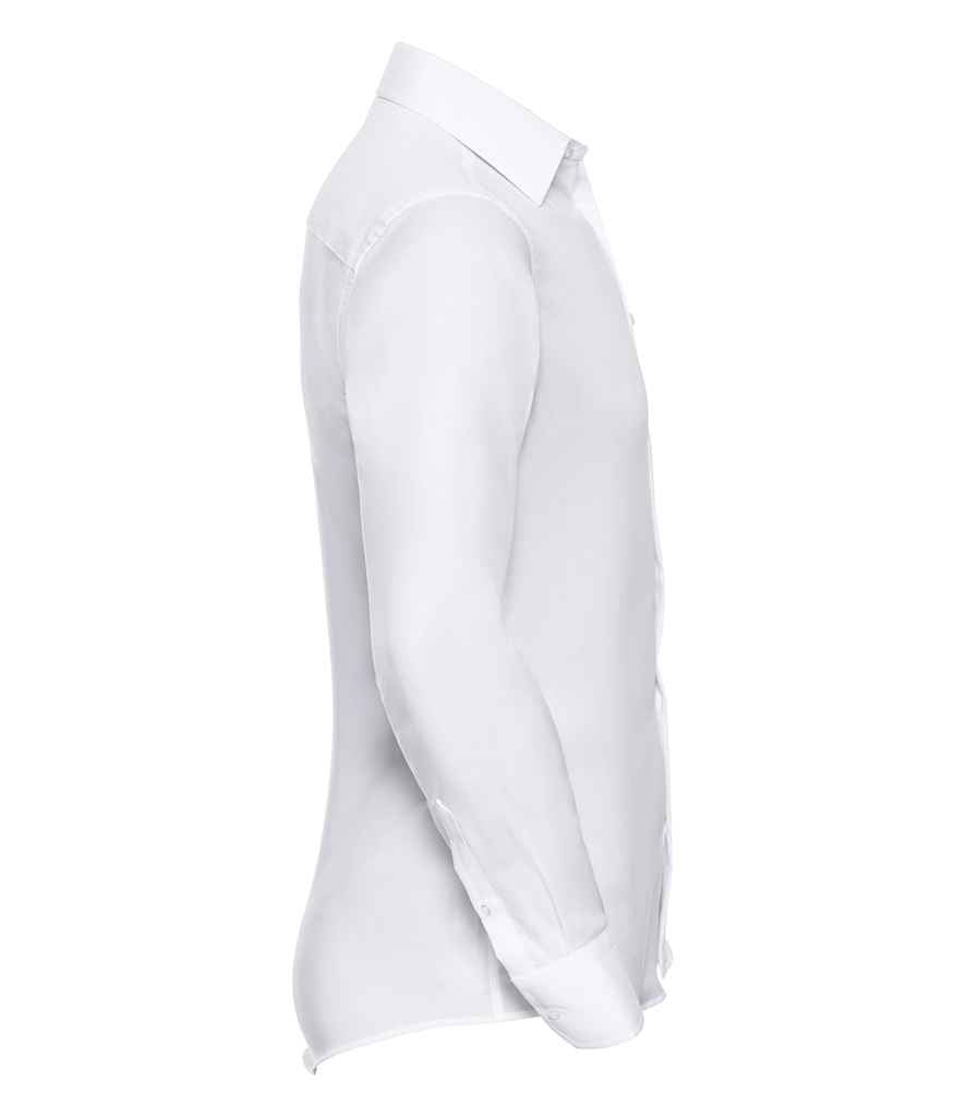 Russell Collection Long Sleeve Tailored Ultimate Non-Iron Shirt in by Russell — Custom branded clothing by Print Press, featuring premium embroidery produced in our specialist print lab in the UK.