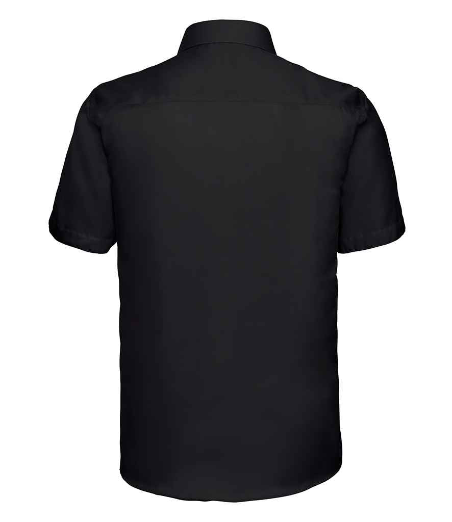 Russell Collection Short Sleeve Tailored Ultimate Non-Iron Shirt in by Russell — Custom branded clothing by Print Press, featuring premium embroidery produced in our specialist print lab in the UK.