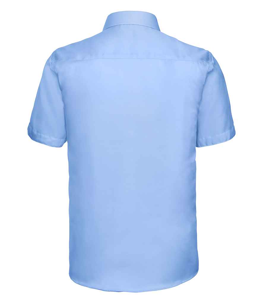 Russell Collection Short Sleeve Tailored Ultimate Non-Iron Shirt in by Russell — Custom branded clothing by Print Press, featuring premium embroidery produced in our specialist print lab in the UK.