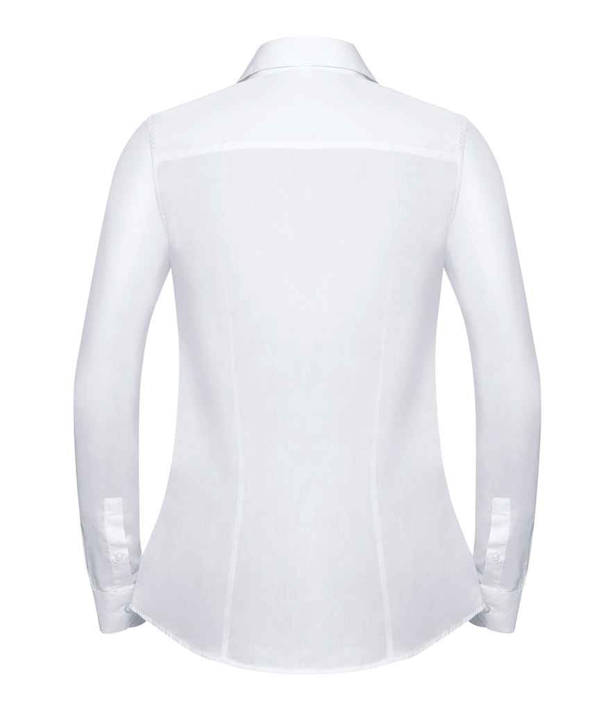 Russell Collection Ladies Long Sleeve Tailored Coolmax® Shirt in by Russell — Custom branded clothing by Print Press, featuring premium embroidery produced in our specialist print lab in the UK.
