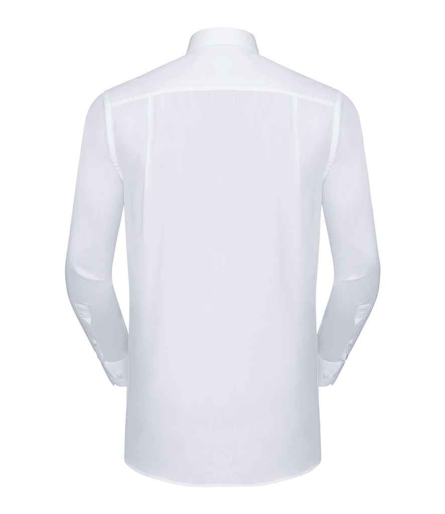 Russell Collection Long Sleeve Tailored Coolmax® Shirt in by Russell — Custom branded clothing by Print Press, featuring premium embroidery produced in our specialist print lab in the UK.