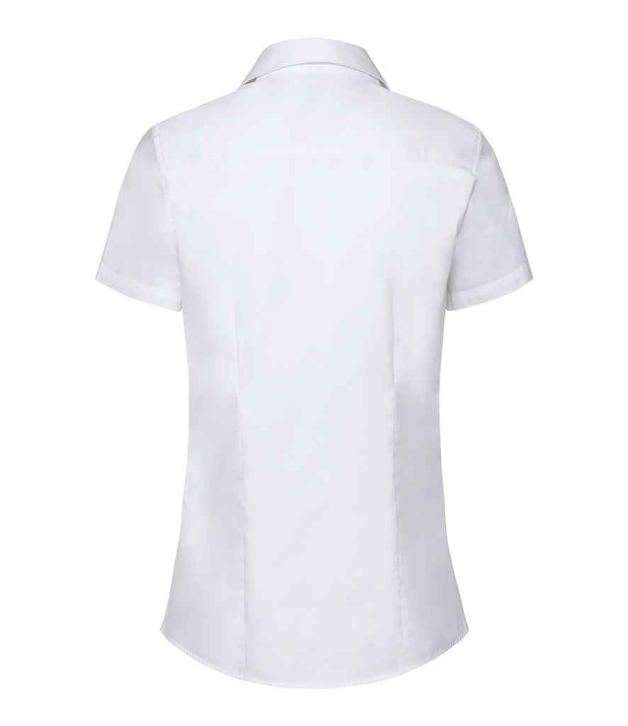 Russell Collection Ladies Short Sleeve Tailored Coolmax® Shirt in by Russell — Custom branded clothing by Print Press, featuring premium embroidery produced in our specialist print lab in the UK.