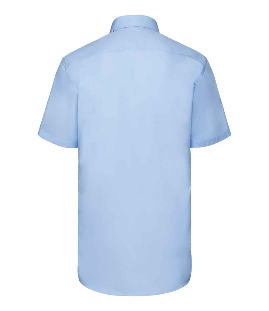 Russell Collection Short Sleeve Tailored Coolmax® Shirt in by Russell — Custom branded clothing by Print Press, featuring premium embroidery produced in our specialist print lab in the UK.