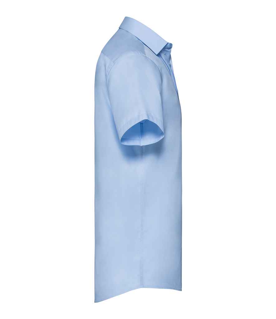 Russell Collection Short Sleeve Tailored Coolmax® Shirt in by Russell — Custom branded clothing by Print Press, featuring premium embroidery produced in our specialist print lab in the UK.