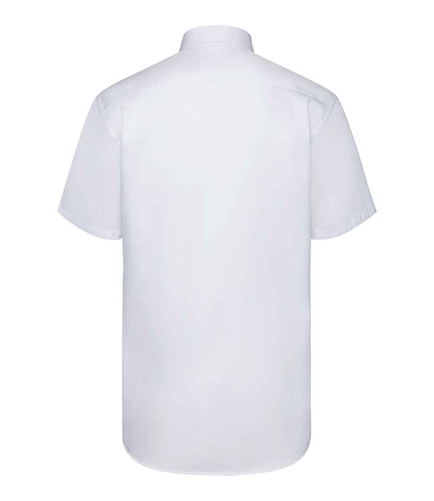Russell Collection Short Sleeve Tailored Coolmax® Shirt in by Russell — Custom branded clothing by Print Press, featuring premium embroidery produced in our specialist print lab in the UK.