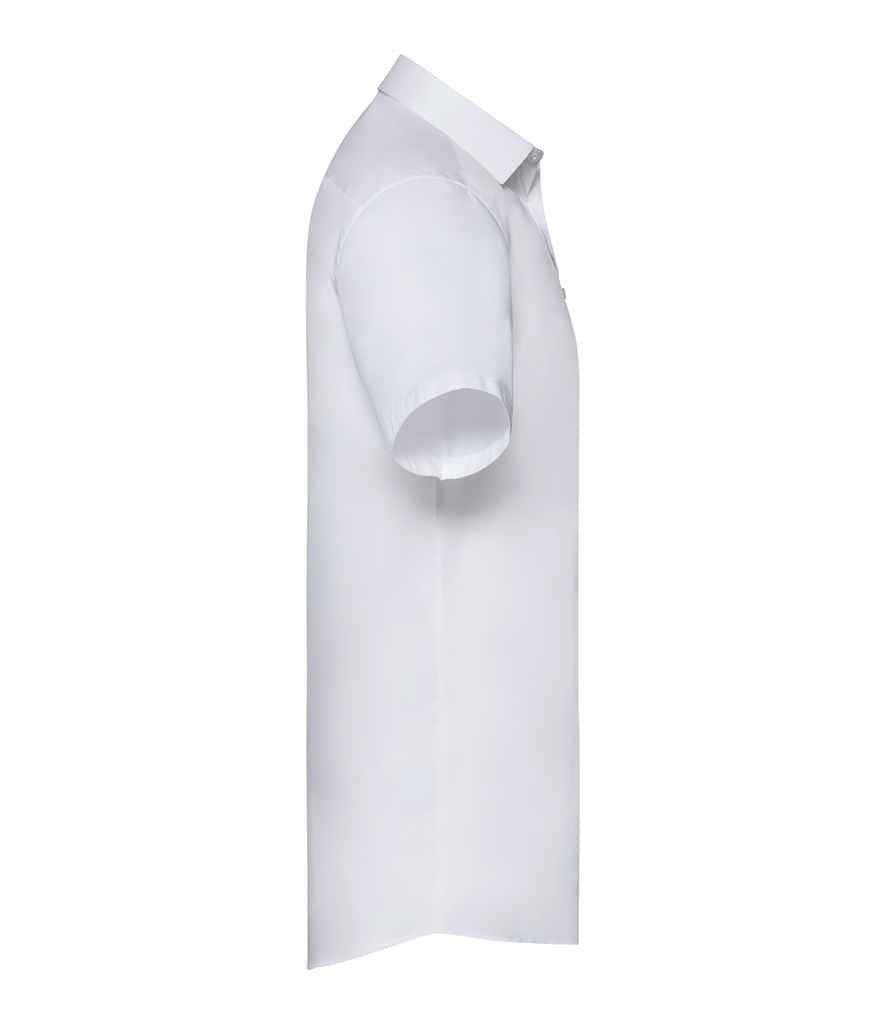 Russell Collection Short Sleeve Tailored Coolmax® Shirt in by Russell — Custom branded clothing by Print Press, featuring premium embroidery produced in our specialist print lab in the UK.