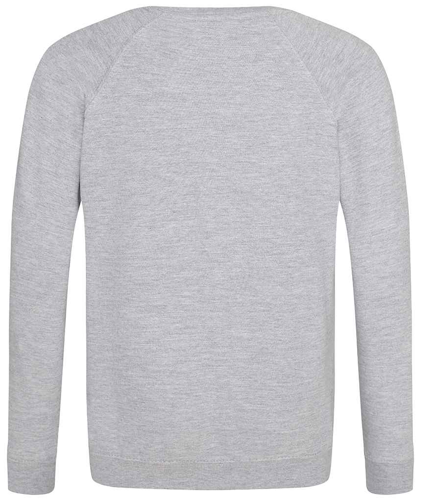 AWDis Academy Kids Raglan Sweatshirt in by AWDis Academy — Custom branded clothing by Print Press, featuring premium embroidery produced in our specialist print lab in the UK.