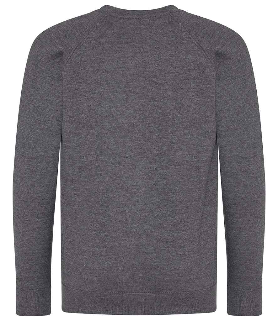 AWDis Academy Kids Raglan Sweatshirt in by AWDis Academy — Custom branded clothing by Print Press, featuring premium embroidery produced in our specialist print lab in the UK.