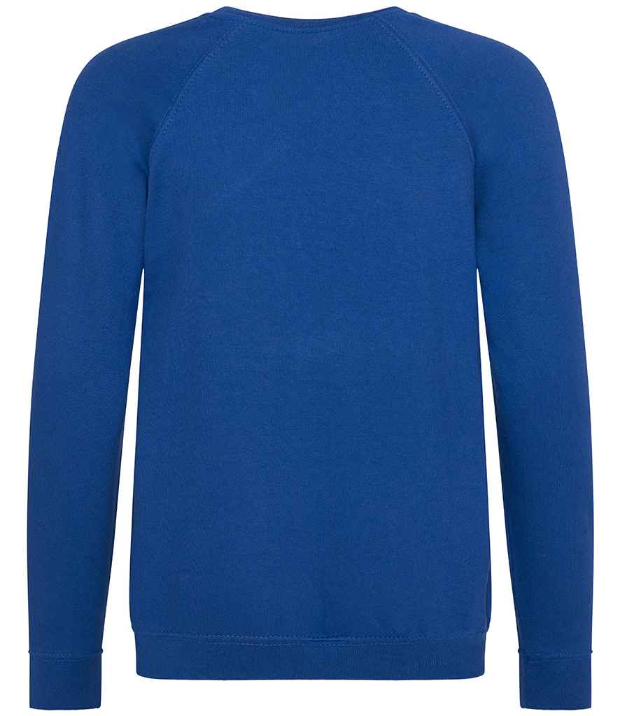 AWDis Academy Kids Raglan Sweatshirt in by AWDis Academy — Custom branded clothing by Print Press, featuring premium embroidery produced in our specialist print lab in the UK.