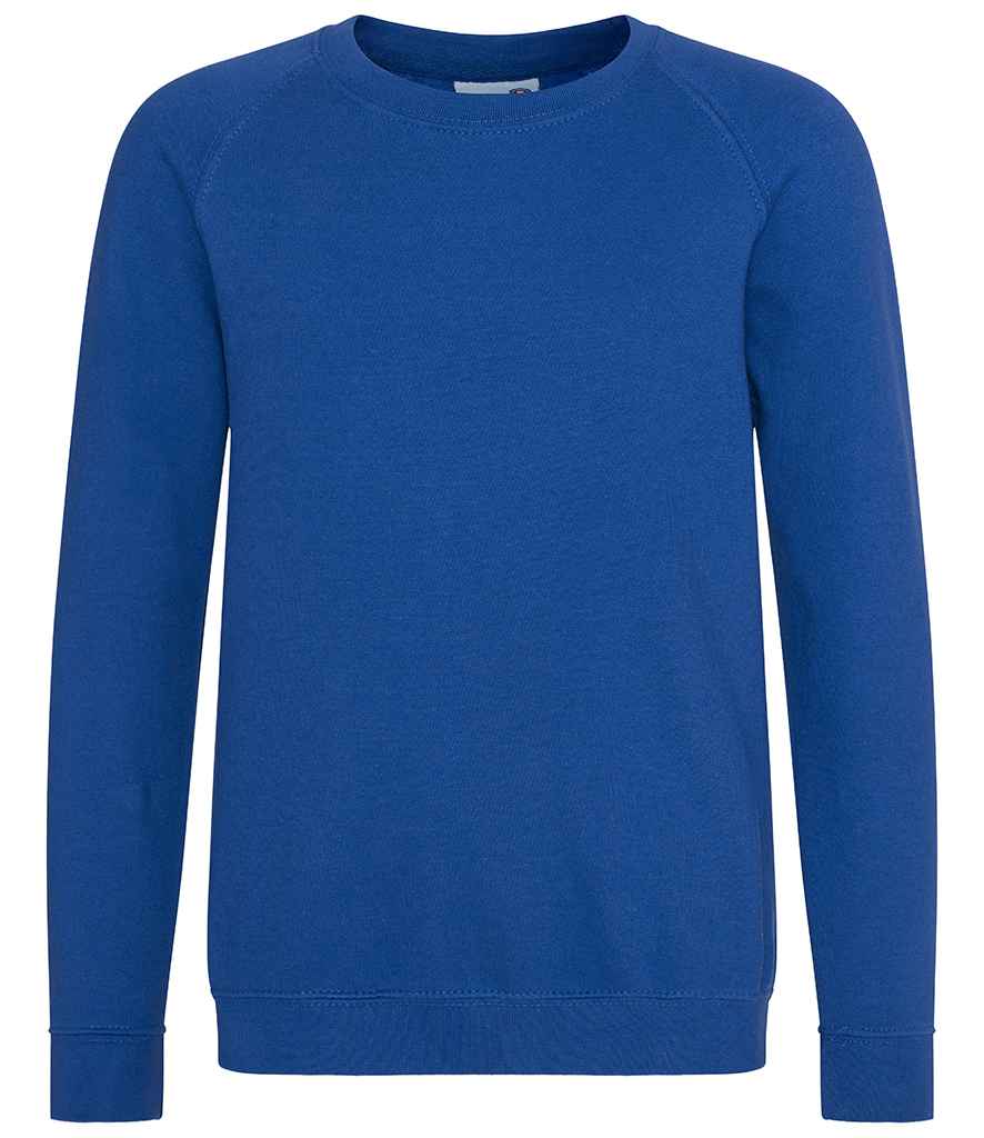 AWDis Academy Kids Raglan Sweatshirt in by AWDis Academy — Custom branded clothing by Print Press, featuring premium embroidery produced in our specialist print lab in the UK.