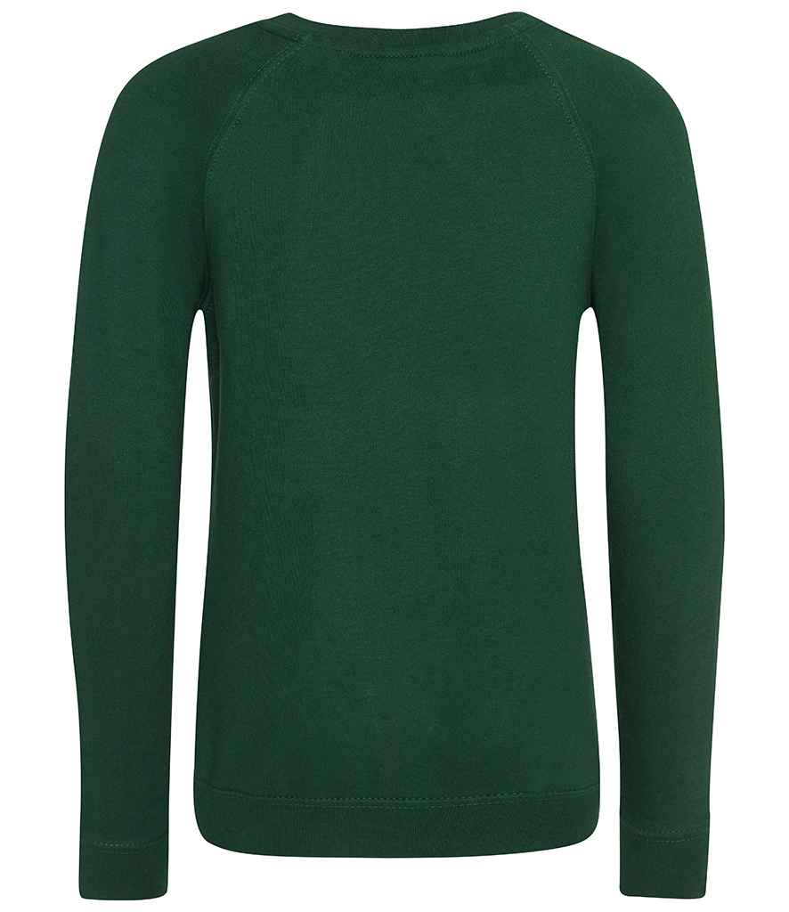 AWDis Academy Kids Raglan Sweatshirt in by AWDis Academy — Custom branded clothing by Print Press, featuring premium embroidery produced in our specialist print lab in the UK.