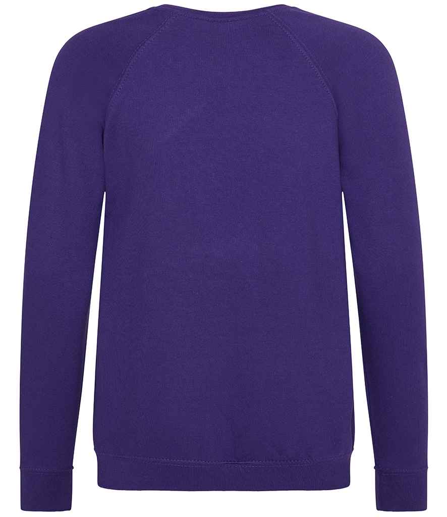 AWDis Academy Kids Raglan Sweatshirt in by AWDis Academy — Custom branded clothing by Print Press, featuring premium embroidery produced in our specialist print lab in the UK.
