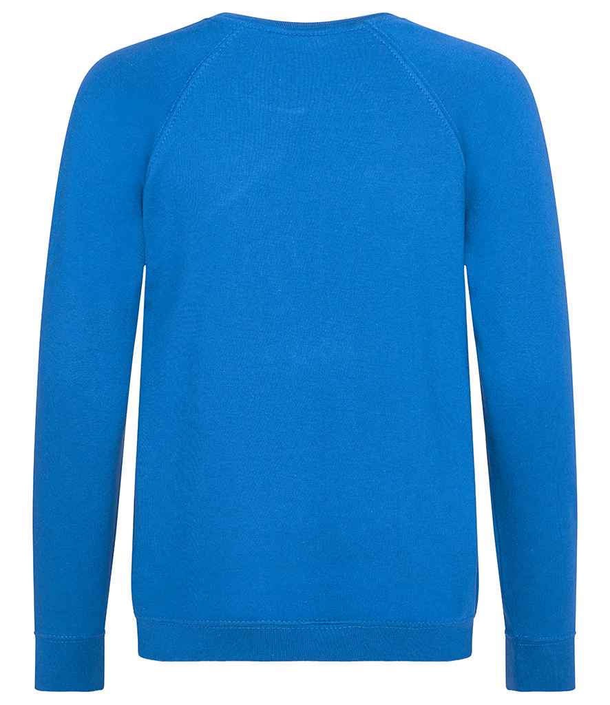 AWDis Academy Kids Raglan Sweatshirt in by AWDis Academy — Custom branded clothing by Print Press, featuring premium embroidery produced in our specialist print lab in the UK.