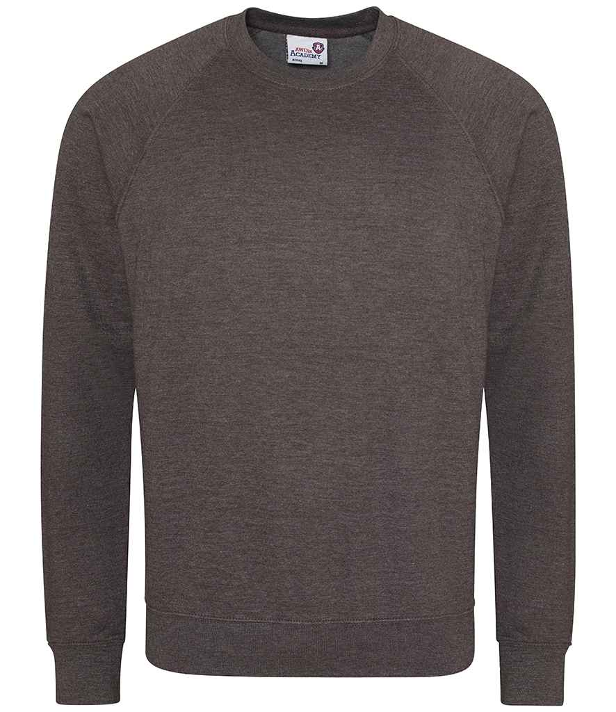 AWDis Academy Raglan Sweatshirt in by AWDis Academy — Custom branded clothing by Print Press, featuring premium embroidery produced in our specialist print lab in the UK.
