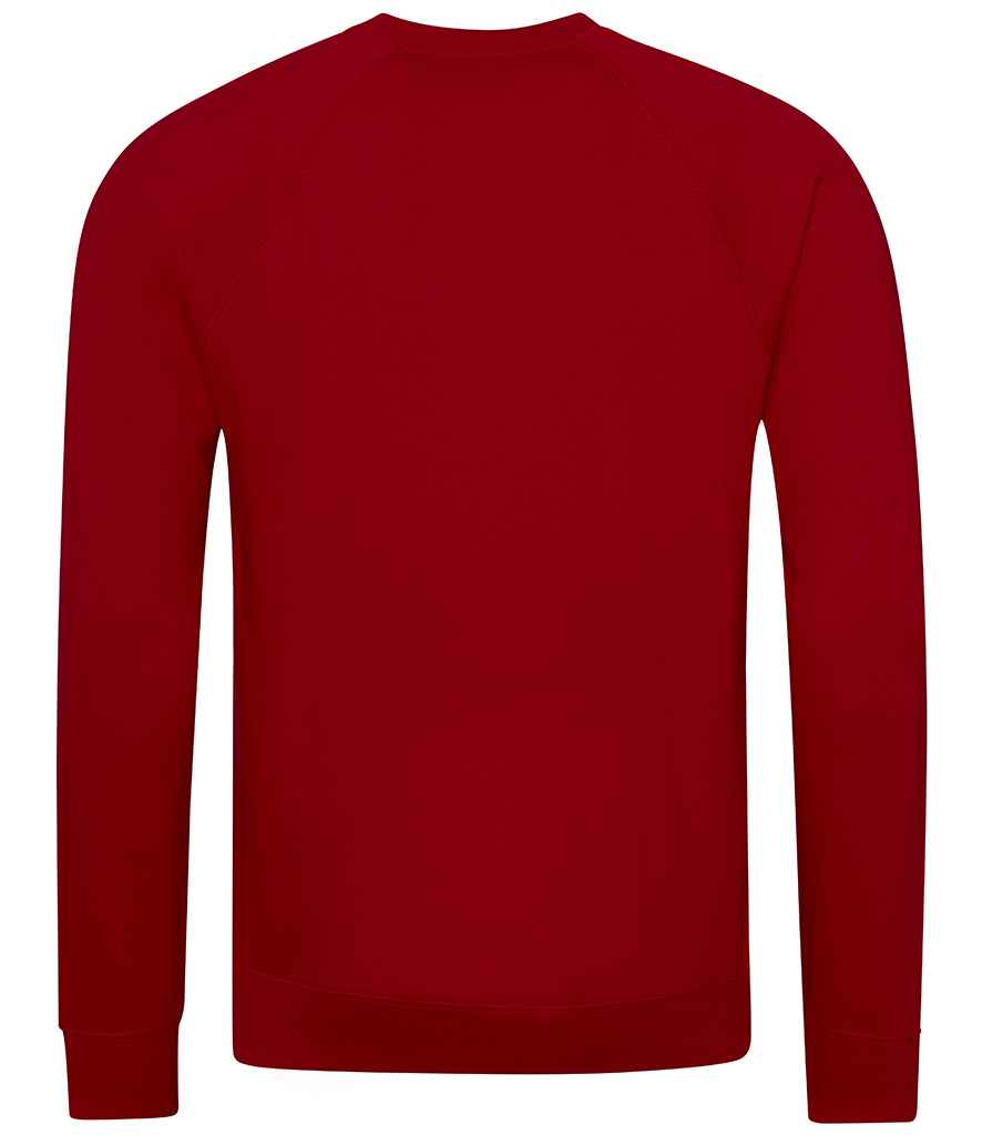 AWDis Academy Raglan Sweatshirt in by AWDis Academy — Custom branded clothing by Print Press, featuring premium embroidery produced in our specialist print lab in the UK.