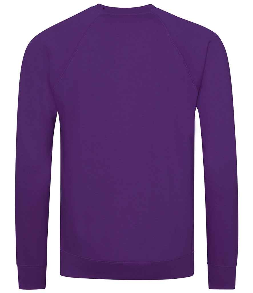 AWDis Academy Raglan Sweatshirt in by AWDis Academy — Custom branded clothing by Print Press, featuring premium embroidery produced in our specialist print lab in the UK.
