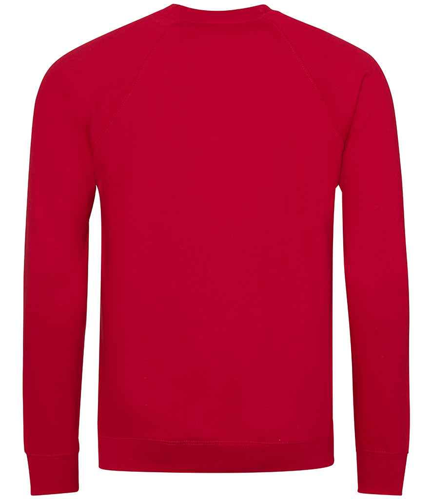 AWDis Academy Raglan Sweatshirt in by AWDis Academy — Custom branded clothing by Print Press, featuring premium embroidery produced in our specialist print lab in the UK.