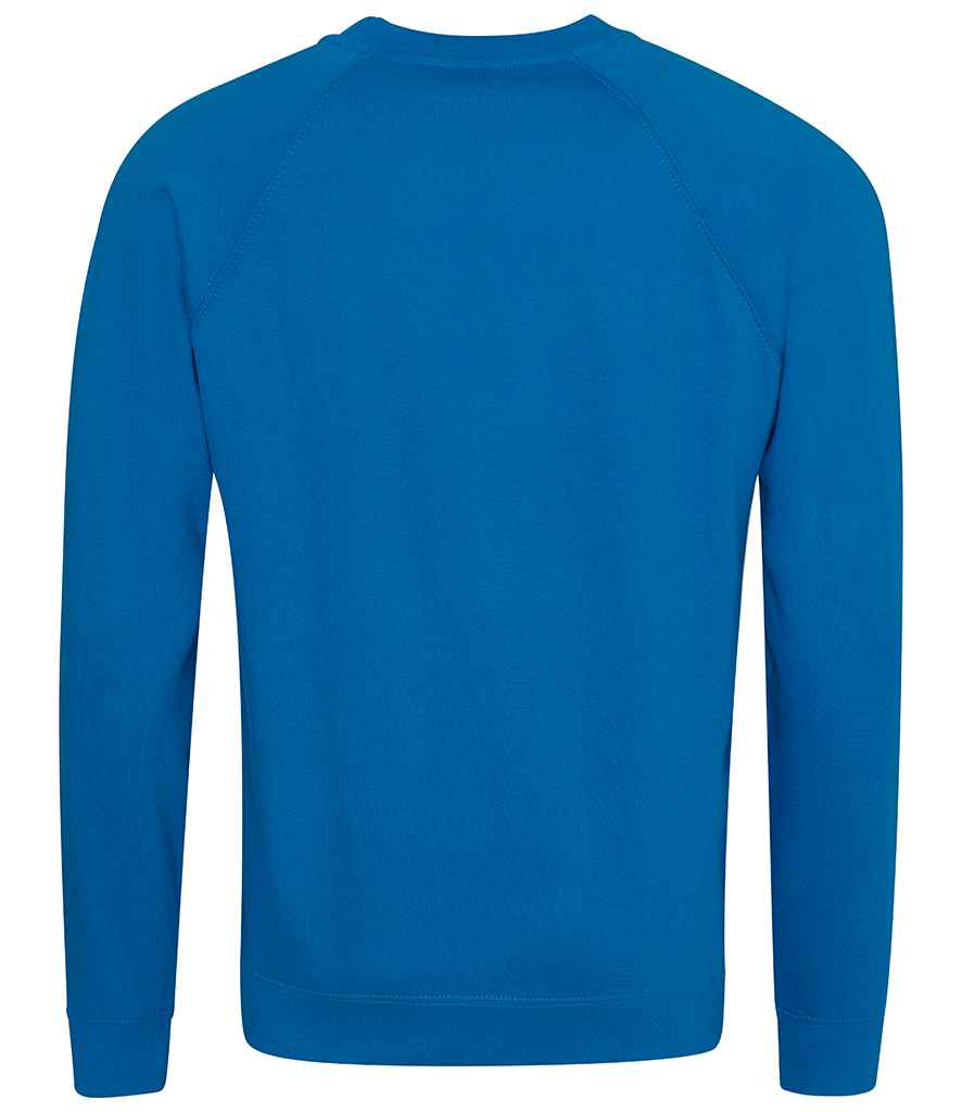 AWDis Academy Raglan Sweatshirt in by AWDis Academy — Custom branded clothing by Print Press, featuring premium embroidery produced in our specialist print lab in the UK.