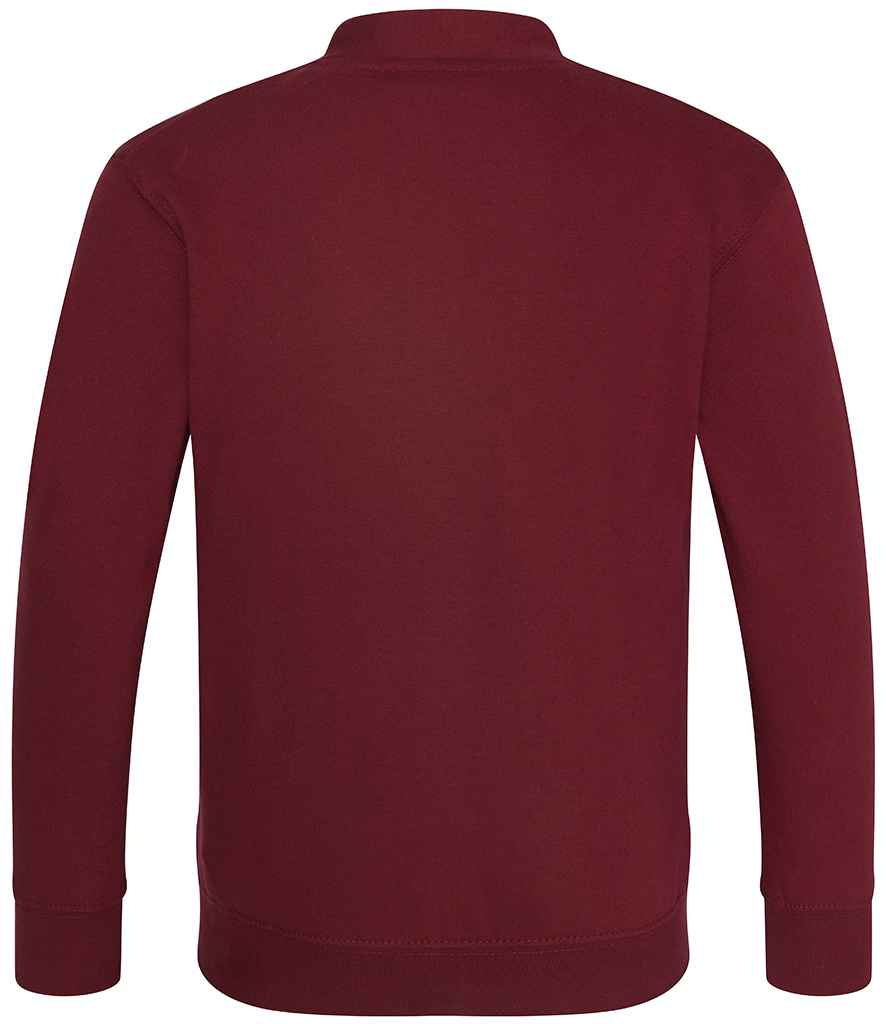 AWDis Academy Kids Sweat Cardigan in by AWDis Academy — Custom branded clothing by Print Press, featuring premium embroidery produced in our specialist print lab in the UK.