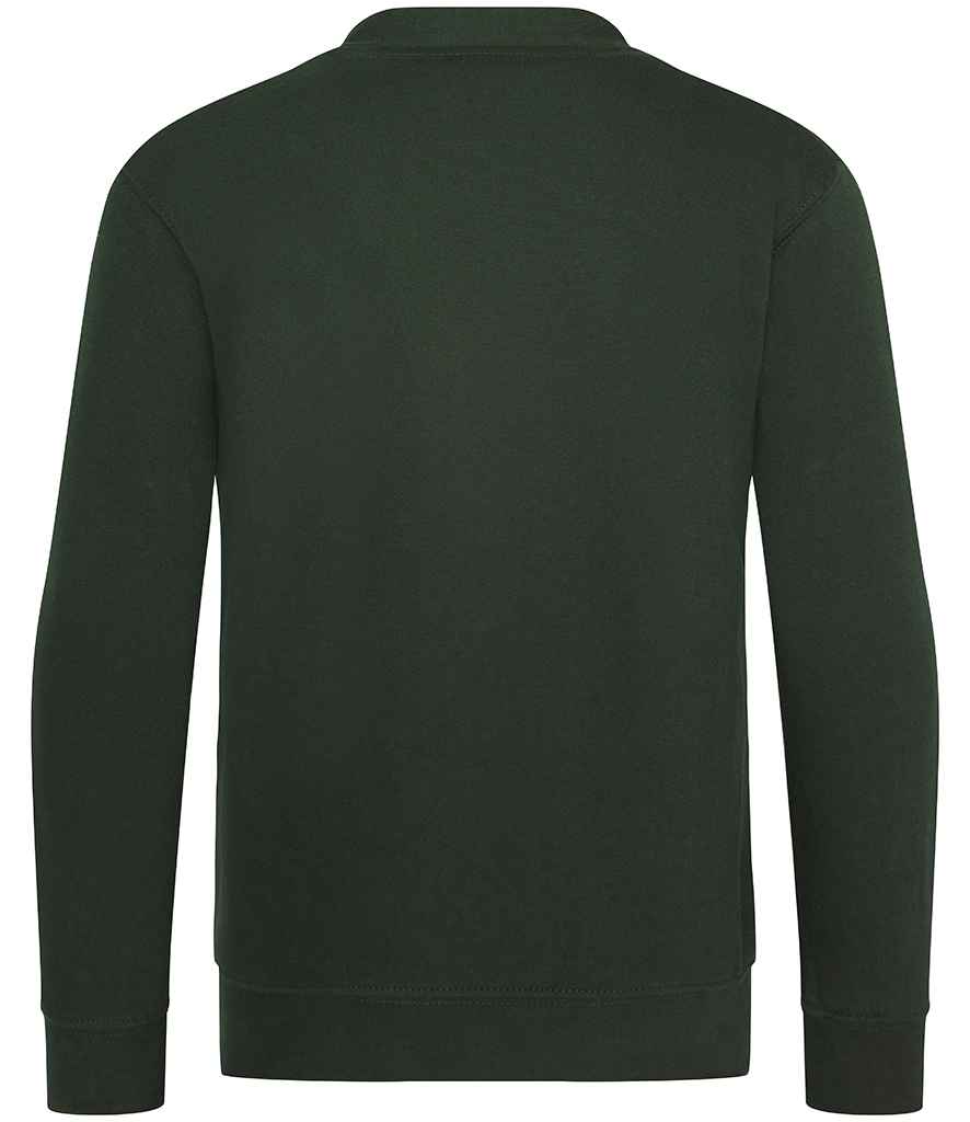 AWDis Academy Kids Sweat Cardigan in by AWDis Academy — Custom branded clothing by Print Press, featuring premium embroidery produced in our specialist print lab in the UK.