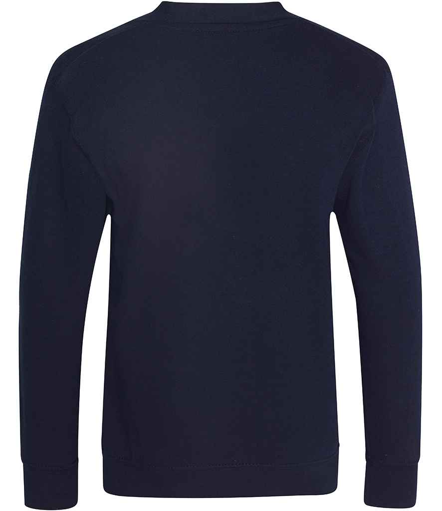 AWDis Academy Kids Sweat Cardigan in by AWDis Academy — Custom branded clothing by Print Press, featuring premium embroidery produced in our specialist print lab in the UK.