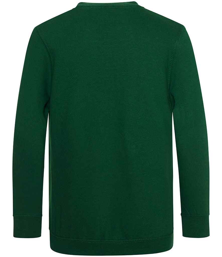 AWDis Academy Kids V Neck Sweatshirt in by AWDis Academy — Custom branded clothing by Print Press, featuring premium embroidery produced in our specialist print lab in the UK.