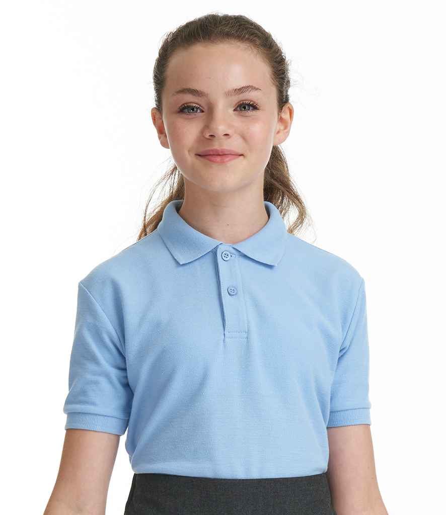 AWDis Academy Piqué Polo Shirt in by AWDis Academy — Custom branded clothing by Print Press, featuring premium embroidery produced in our specialist print lab in the UK.