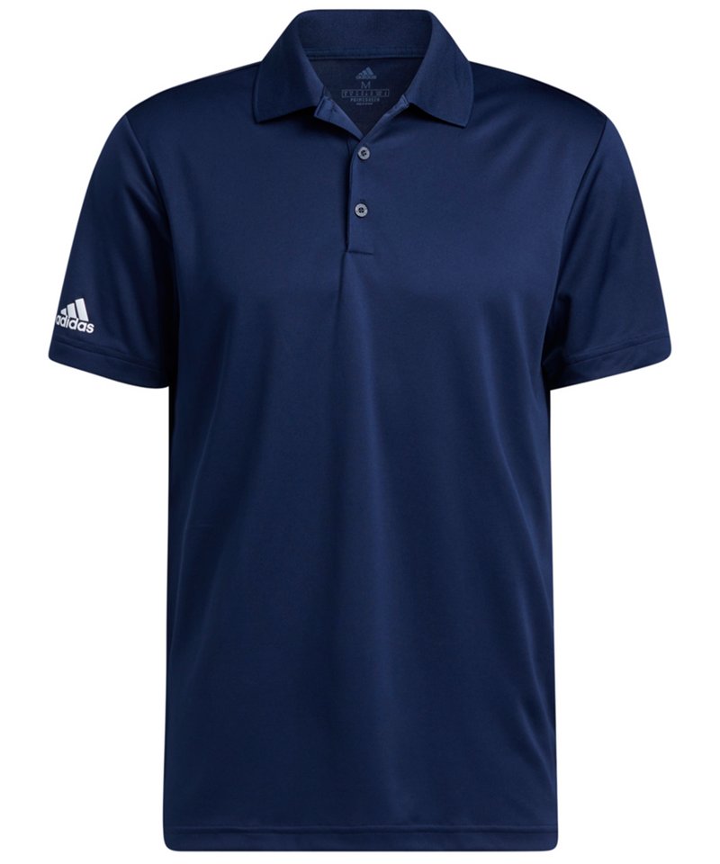 Adidas Performance Polo in Collegiate Navy by Adidas — Custom branded clothing by Print Press, featuring premium embroidery produced in our specialist print lab in the UK.