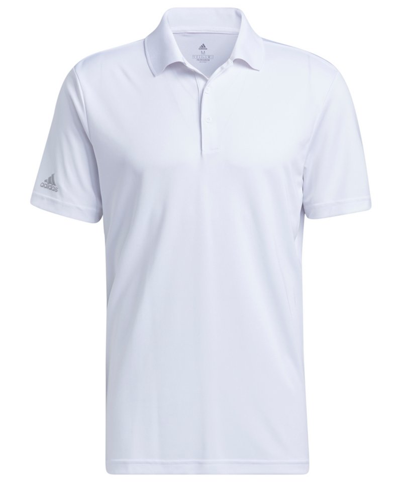 Adidas Performance Polo in White by Adidas — Custom branded clothing by Print Press, featuring premium embroidery produced in our specialist print lab in the UK.
