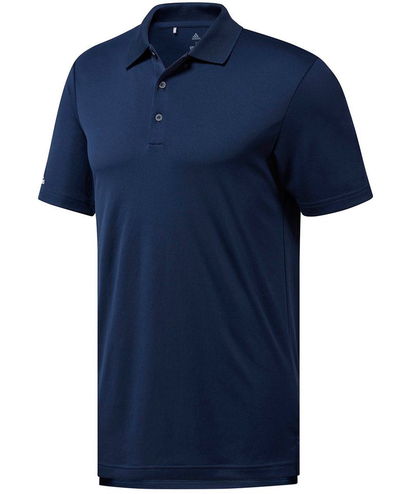 Performance Polo Shirt in XS Collegiate Navy by Adidas — Custom branded clothing by Print Press, featuring premium embroidery produced in our specialist print lab in the UK.